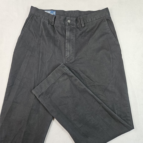 Polo Ralph Lauren Other - Vintage Polo Ralph Lauren Chino Pants Mens 35x32 Fits (34x31) Black Classic Prep